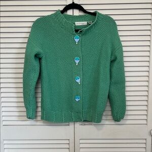 Vintage The Blue Line by Dia hand woven sweater